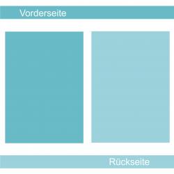 Helltürkis - Dunkeltürkis - Basicpapier